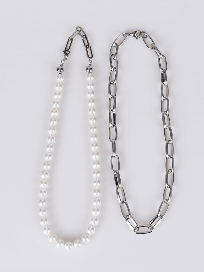 MB 02 Pearl 2 Set Necklace