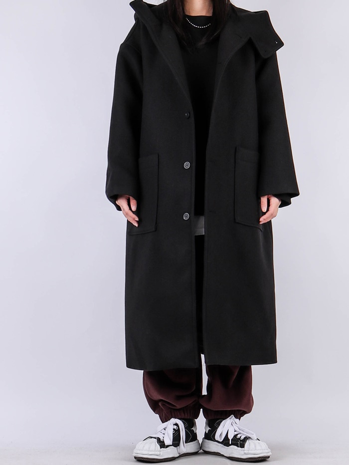 MG Wool Hood Coat (2color)