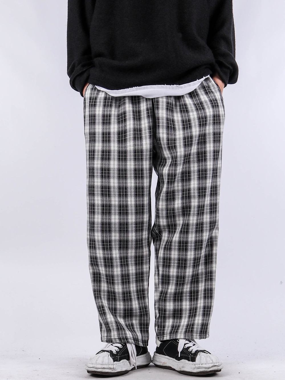 NV Pajama Check Wide Pants (2color)