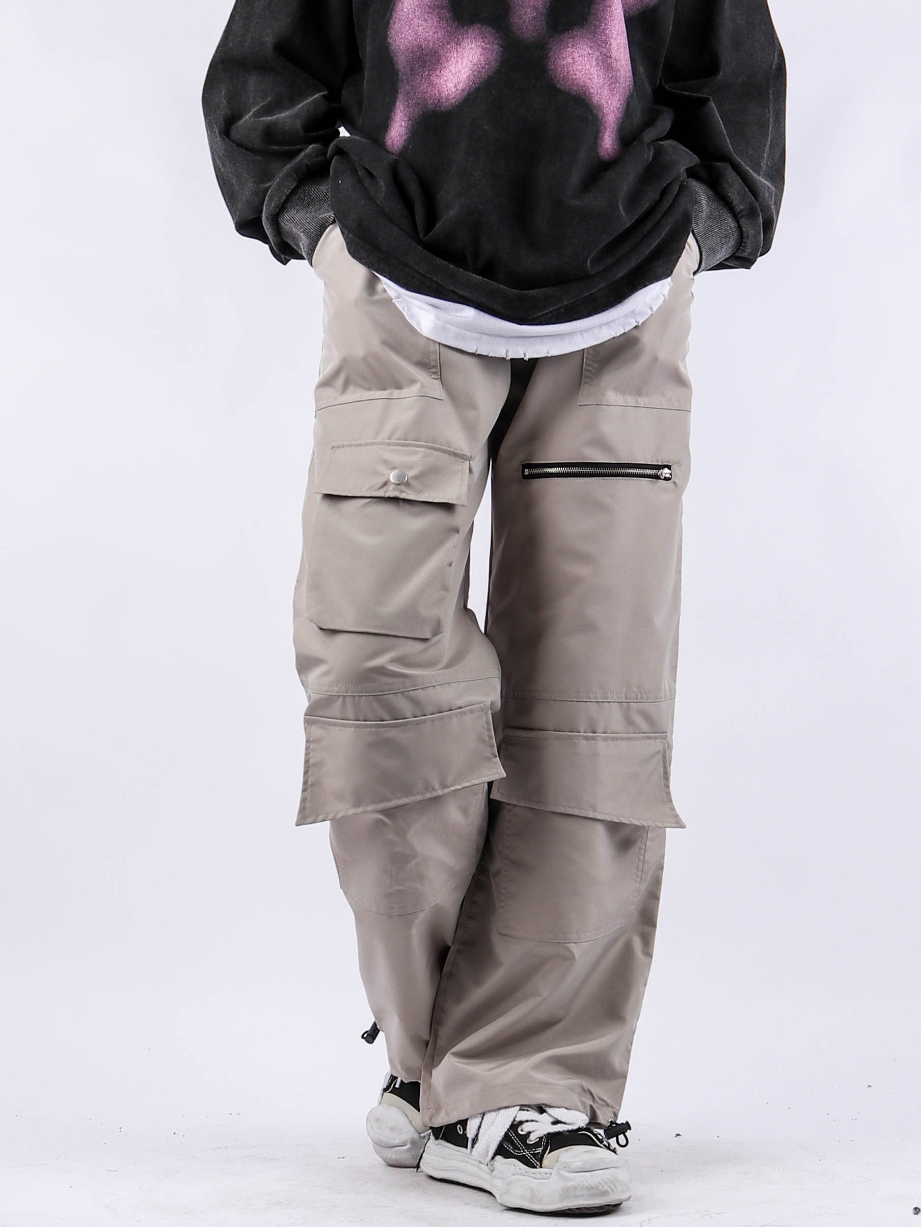 GE 8-Zip Pocket Cargo Pants (2color)