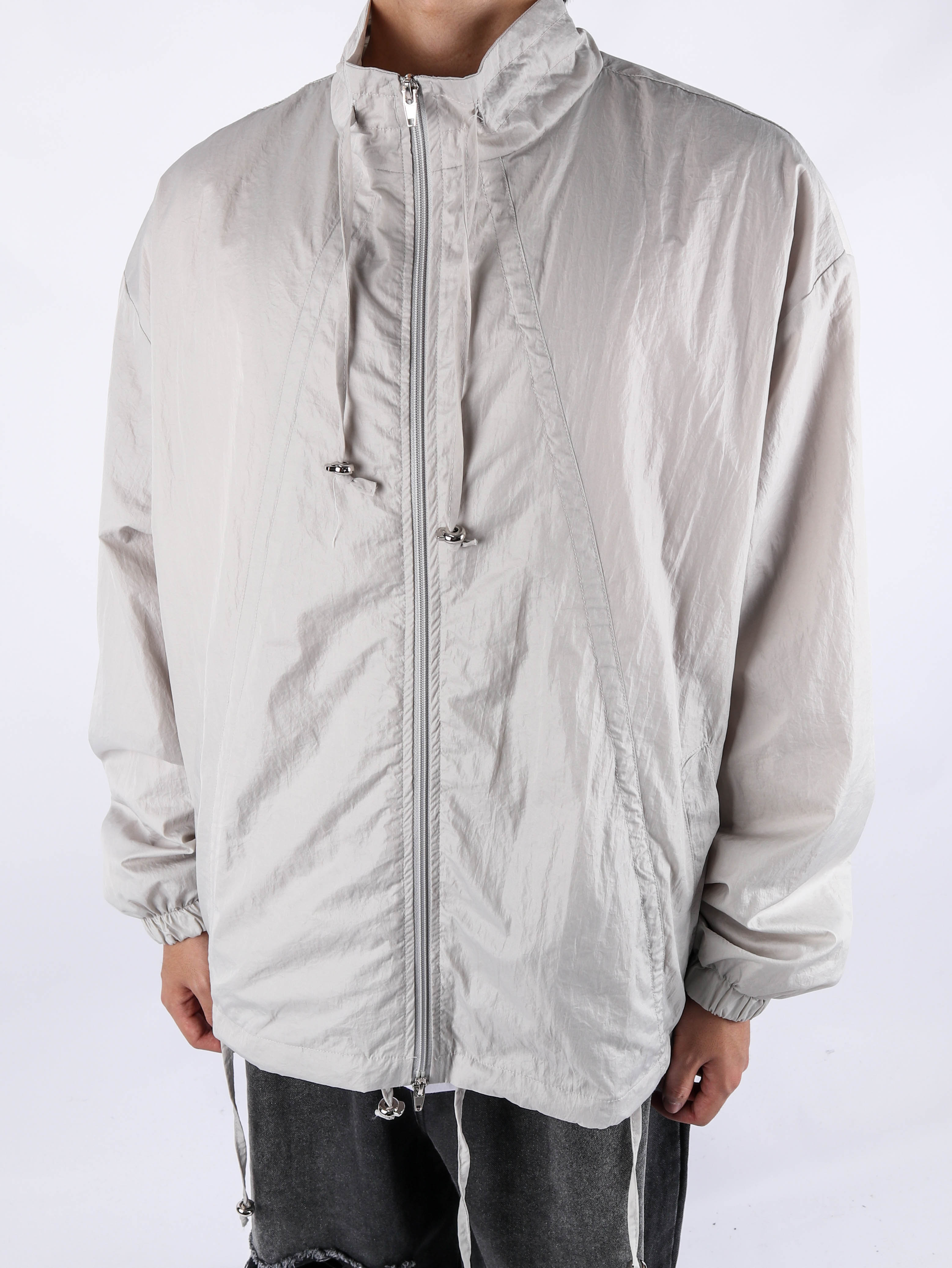 HR Squall Front Shirring Windbreaker (3color)