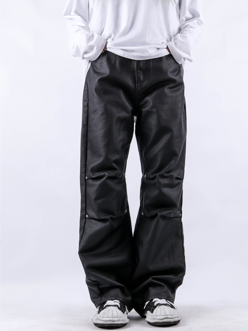 LW Two Pin Tuck Coating Jeans